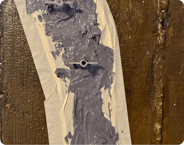 Foundation repair completed with permanent seal